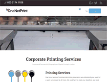 Tablet Screenshot of onenetprint.com